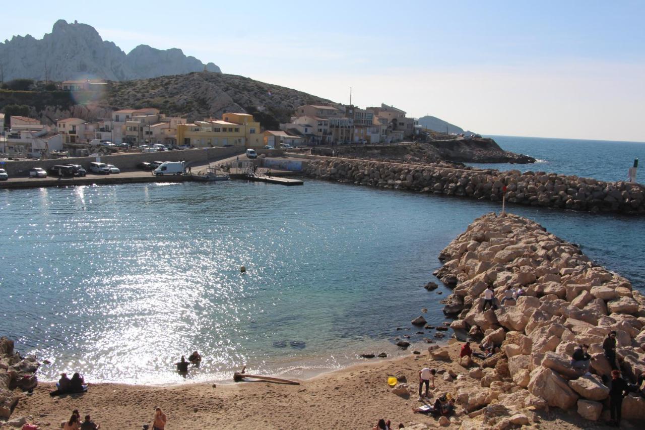 Charmant Cabanon Aux Goudes A Marseille Avec Vue Mer Ngoại thất bức ảnh